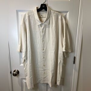 Tommy Bahama Off-White Textured Shirt